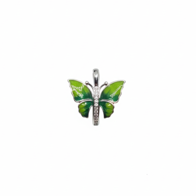 Green Butterfly Ring