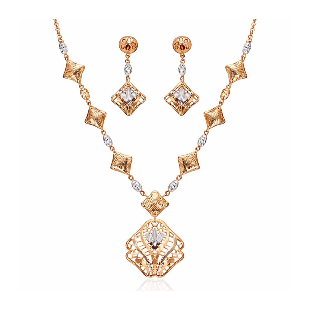 Aurora Geo Elegance Necklace Set