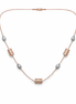 Aurelia Dual-Tone 925 Sterling Silver Designer Chain Necklace