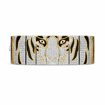Tiger Royale Dual-Tone Bracelet For Him