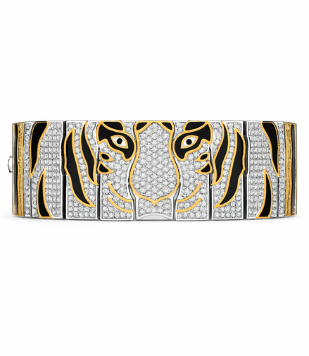 Tiger Royale Dual-Tone Bracelet For Him
