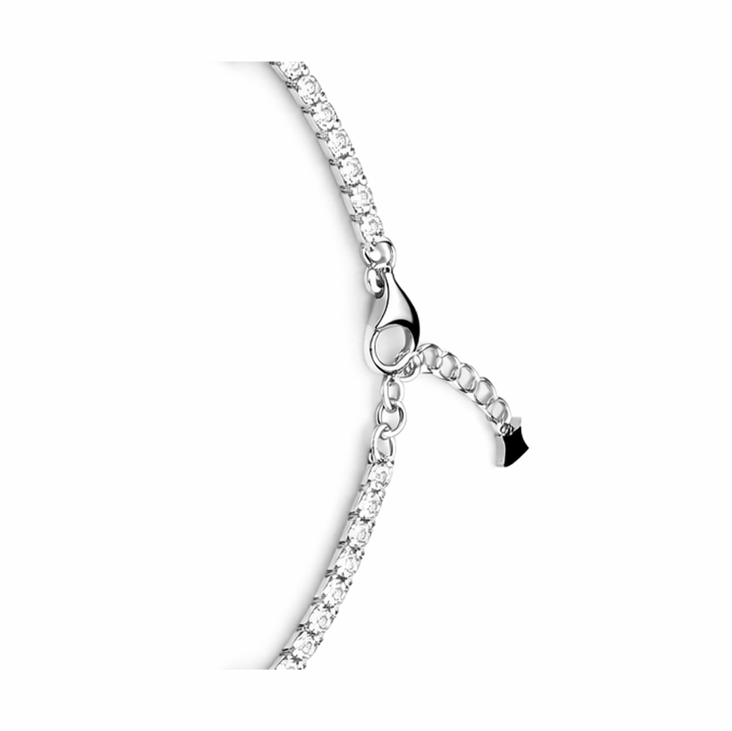 Elara Sparkle 925 Silver Anklet (Pair)