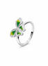 Emerald Flutter Ring