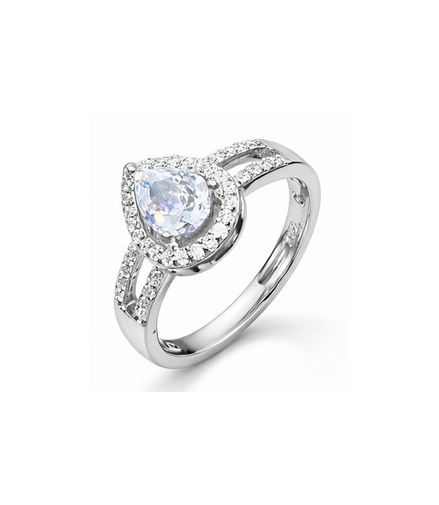 Celestia Halo Solitaire Ring